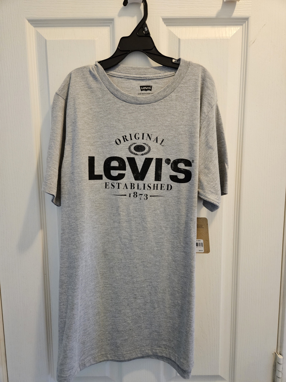 Levi's Gray Short Sleeve Logo Tee